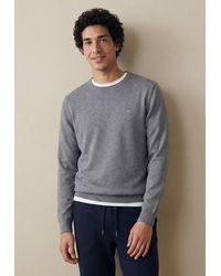 Fynch-Hatton - Strickpullover Mit Logostickerei - Lyst
