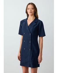 Jimmy Key - Minikleid Dunkelblaues Kleid mit normaler Passform - Lyst