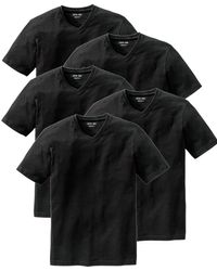Otto Kern - T-Shirt (5er-Pack) Kurzarmshirt aus hochwertiger, reiner Baumwolle - Lyst