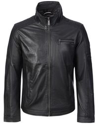 Bugatti - Lederjacke Quebec Herren Bomberjacke, Freizeitjacke, Blazer, Pufferjacke, Übergangsjacke - Lyst