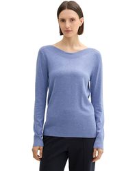 Tom Tailor - Longpullover mit Rippbündchen - Lyst