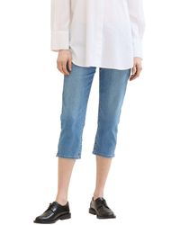 Tom Tailor - Caprihose Modische Capri-Jeans Slim Fit Denim Pants Kate Caprijeans - Lyst
