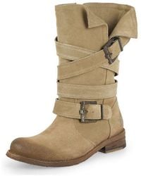 Felmini - Stiefel Veloursleder Stiefel - Lyst