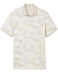 Tom Tailor - Poloshirt allover printed polo - Lyst