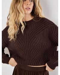 Apricot - Strickpullover Zopfmuster-Pullover (1-Tlg) Aus Grobstrick - Lyst