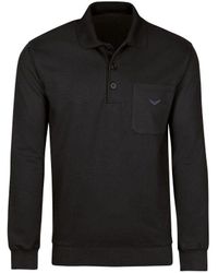 Trigema - Sweatshirt Langarm Polo aus Sweat-Qualität - Lyst
