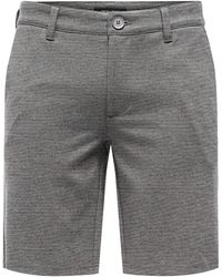 Only & Sons - Chinoshorts Shorts Bermuda Pants Sommer Hose 7413 in Grau - Lyst