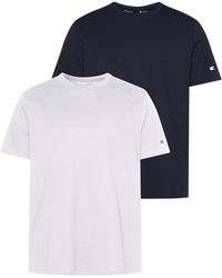 Champion - Classic 2pack Crewneck T-Shirt (Packung, 2-tlg) - Lyst