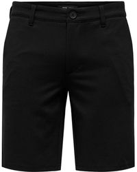 Only & Sons - Chinoshorts Shorts Bermuda Pants Sommer Hose 7413 in Schwarz - Lyst