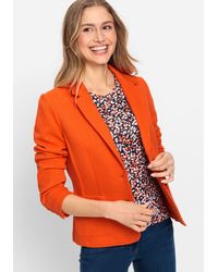 Olsen - Jackenblazer (1-tlg) mit zwei Verschlussknöpfen - Lyst