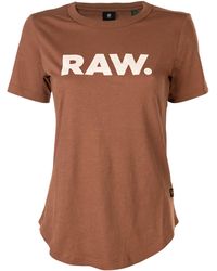 G-Star - -Shirt Baumwolle RAW. slim r t wmn (Packung, 1er Pack) - Lyst