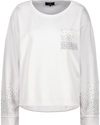 Monari - Sweatshirt Pullover cloudy grey - Lyst