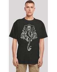 F4NT4STIC - T-Shirt Harry Potter Dark Mark Crest Print - Lyst