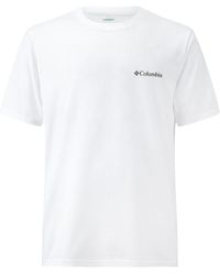 Columbia - Kurzarmshirt Rockaway RiverTM Back Graphic T-Shirt mit Rundhalsausschnitt - Lyst