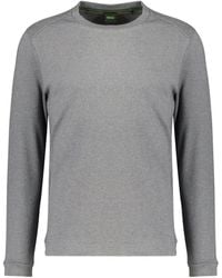 BOSS - Sweatshirt SALBO CURVED - Lyst