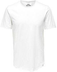 Only & Sons - T-Shirt ONSBENNE LONGY (1-tlg) aus Baumwolle - Lyst