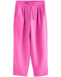 Next - Stoffhose Barrel-Leg-Hose aus Crêpe (1-tlg) - Lyst