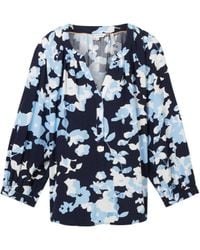Tom Tailor - Blusentop feminine print blouse - Lyst