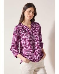 Cecil - Klassische Bluse mit 3/4 Ärmeln - Lyst