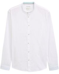 Tom Tailor - Kurzarmshirt cotton linen shirt - Lyst