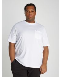 Tommy Hilfiger - T-Shirt BT-POCKET TEE-B Große Größen mit Brusttasche - Lyst