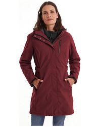 Killtec - Parka Kow 165 Wmn Prk Wasser- Und Winddichter Parka Mit Teddyfleece Und Abnehmbarer Kapuze - Lyst