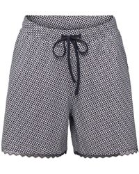 Esprit - Schlafhose Jersey-Shorts mit Print - Lyst