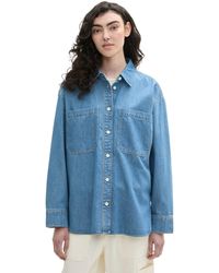 Tom Tailor - Jeansbluse mit Brusttaschen - Lyst