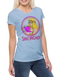Urban Backwoods - Print- She Reads T-Shirt He Universe Ra Eighties Man Sword Power - Lyst