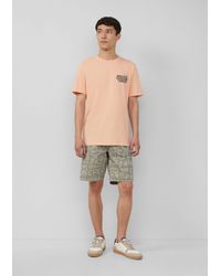 S.oliver - Bermudas Detroit: Bermuda im Relaxed Fit und All-over-Print - Lyst