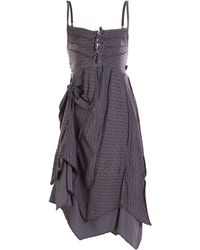 Vishes - Sommerkleid Sommer-Kleider längen-verstellbar Spagettiträger-Kleid Hippi - Lyst