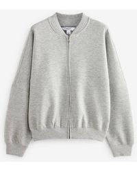 Next - Sweatjacke Weiche, fließende Bomberjacke mit Reißverschluss (1-tlg) - Lyst