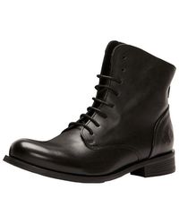 Felmini - Stiefelette Leder Schnürstiefelette - Lyst