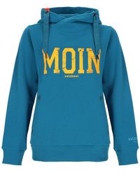 salzhaut - Kapuzenpullover Hoodie Sünn Moin-Print - Lyst