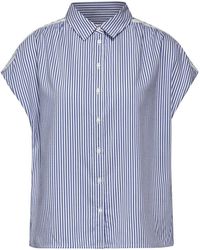Street One - Blusenshirt LTD QR striped shirtcollar blo - Lyst