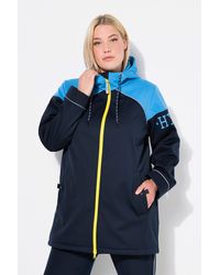 Ulla Popken - Funktionsjacke Softshell-Longjacke wasserabweisend 2-Wege-Zipper - Lyst