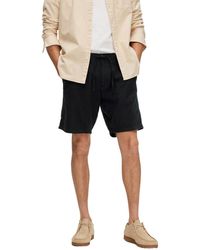 SELECTED - Chinoshorts SLHREGULAR-BRODY LINEN mit Stretch - Lyst