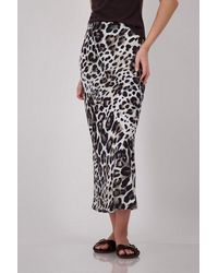 Monari - Maxirock Rock Leo Allover Regular Fit Mit Leomuster - Lyst