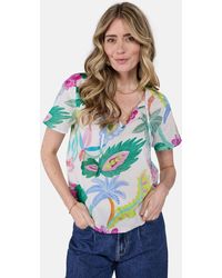 LIEBLINGSSTÜCK - Schlupfbluse mit Tropicalprint - Lyst