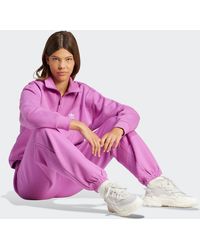 adidas Originals - Essentials 1/2 Zip Sweater - Lyst