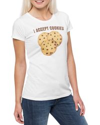Urban Backwoods - Print- I Accept Cookies T-Shirt Fun Binary Code Binär World - Lyst