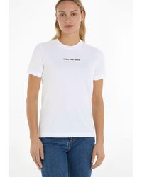 Calvin Klein - T-Shirt aus reiner Baumwolle - Lyst