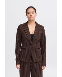 Ichi - Kurzblazer IXKATE PINSTRIPED BL stylischer Blazer mit Streifen - Lyst