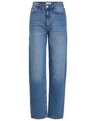Vila - Loose-fit-Jeans (1-tlg) Plain/ohne Details - Lyst