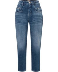 M·a·c - Stretch-Jeans RICH CARROT denim blue used wash 2610-90-0389L D825 - Lyst