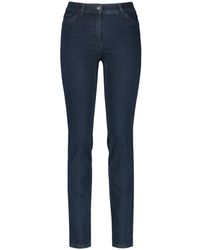 Gerry Weber - 5-Pocket-Jeans Romy Straight Fit (92307-67940) von dark blue denim 44K - Lyst