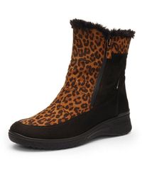 Ara - München Winterstiefelette Snowboots, Winterstiefel Mit Gore-Tex Und Schuhweite H (Sehr Weit) - Lyst