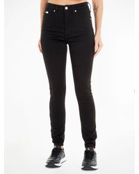 Calvin Klein - Skinny-fit-Jeans "HIGH RISE SUPER SKINNY ANKLE" - Lyst