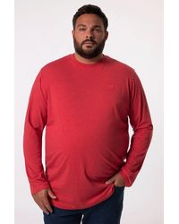 Men Plus - Plus T-Shirt Men+ Langarmshirt Basic Rundhals bis 8 XL - Lyst