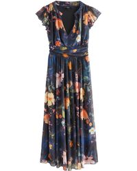 Next - Kew Collection festliches Mesh-Midikleid (1-tlg) - Lyst